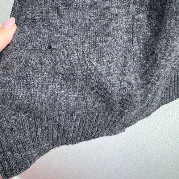 Charter Club 100% Cashmere Gray Open Front Cardigan Duster Size 1X - Picture 10 of 10